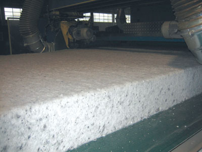 poor materials can be used in bematic systems to produce a batt structure.