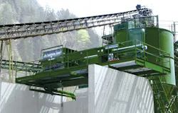 Dewatering technology from Fraccaroli e Balzan S.p.A. permits up to 90 percent of the water required during quarrying to be reus