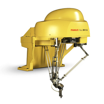 The M-1iA is the first parallel-style robot from Fanuc Robotics