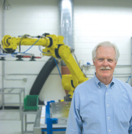 Energy Innovations turned to Fanuc robots to manufacture its concentrating photovoltaic system, says Bud Sherman, vice president