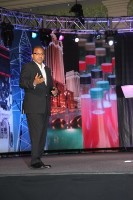 During his keynote address, Wonderware Chief Executive Officer Sudipta Bhattacharya stressed the importance of the company 's pa