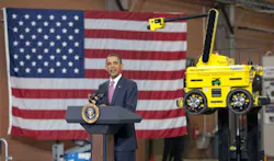 President Barack Obama calls on industry, universities and the federal government to together invest in emerging technologies th President Barack Obama calls on industry, universities and the federal government to together invest in emerging technologies th