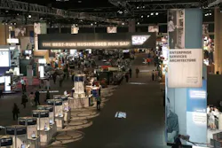 The Sapphire exhibition area included booths from partner companies as well as SAP. The Sapphire exhibition area included booths from partner companies as well as SAP.