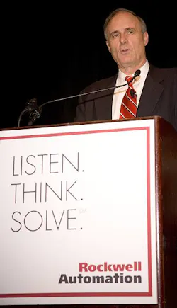 Keith Nosbusch, Chairman and Chief Executive Officer, Rockwell Automation Inc. Keith Nosbusch, Chairman and Chief Executive Officer, Rockwell Automation Inc.