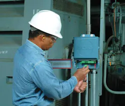 Emerson?EURs CSI 9210 transmitter provides smart machine health monitoring on motor-pump trains.