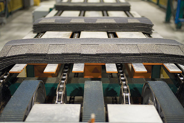 Making quality shingles economically requires ElkCorp to collect 6,500 pieces of information every few seconds. Only modern manu