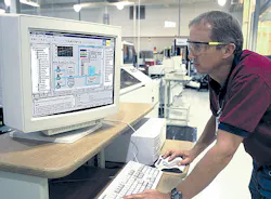 Plant operators can access information and relay data to the front office. Source: GE Fanuc Plant operators can access information and relay data to the front office. Source: GE Fanuc