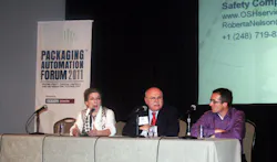 Roberta Nelson Shea discusses the need for risk assessment to be included in safety standards. Also included are Dave Herrington Roberta Nelson Shea discusses the need for risk assessment to be included in safety standards. Also included are Dave Herrington