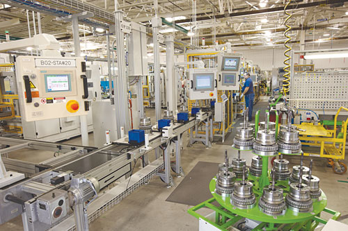 GM employs Siemens hardware to create a deterministic network.