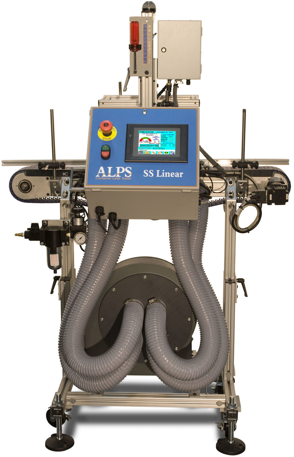 Aw 8447 Alps Ss Linear Bottle Leak Tester Front View