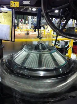 High Speed Cable Braider at Belden Plant in Richmond. High Speed Cable Braider at Belden Plant in Richmond.