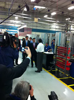 Treas. Sec. Lew Visits Plant Treas. Sec. Lew Visits Plant