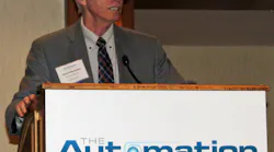 Dean Gary Bertoline addresses attendees at The Automation Conference 2013.