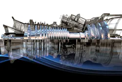 General Electric power turbines like the one shown in this rendering could transmit valuable data about electricity usage—but you need the right software to interpret it. General Electric power turbines like the one shown in this rendering could transmit valuable data about electricity usage—but you need the right software to interpret it.