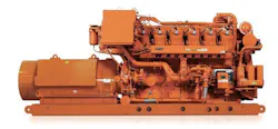 SCADA systems can provide access to data from assets like this natural gas engine for oilfield power generation.