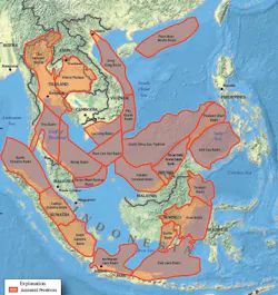 Oil and gas resources in Southeast Asia. Source: USGS Oil and gas resources in Southeast Asia. Source: USGS