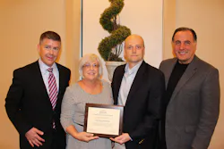 From left, WTCS Board President Drew Petersen; D & S Human Resources Manager Sherrie Hein; D&S Manufacturing Vice President and General Manager John Barkley; and Lee Rasch, president of Western Technical College. From left, WTCS Board President Drew Petersen; D & S Human Resources Manager Sherrie Hein; D&S Manufacturing Vice President and General Manager John Barkley; and Lee Rasch, president of Western Technical College.