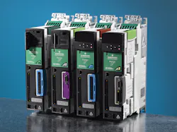 Servo drives. The Digitax ST drives use multi-network management via central PC and Ethernet for coordination of all production menus and motion equations on the individual process components. Servo drives. The Digitax ST drives use multi-network management via central PC and Ethernet for coordination of all production menus and motion equations on the individual process components.