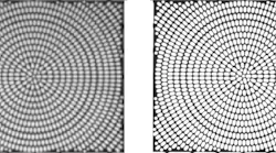 Resolution affects vision system quality. The image on the left was taken with 640x480 image sensor. The right photo is the same image taken with 1600x1200 sensor. Source: Teledyne Dalsa