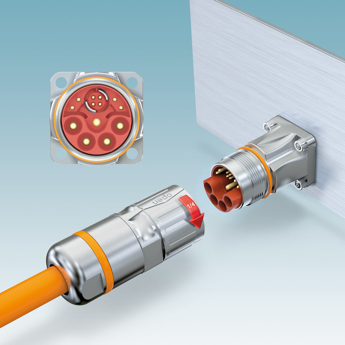 Aw 26676 4614 M23hybridconnector