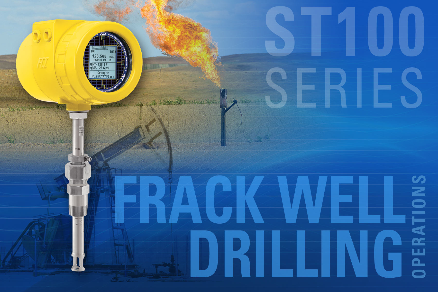 Aw 27706 Fci St100 Frack Well Flow Meter Hi