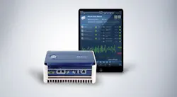 GE Predictivity’s Equipment Insight features an embeddable hardware device (shown) that captures machine data and sends it to a GE Predictivity’s Equipment Insight features an embeddable hardware device (shown) that captures machine data and sends it to a