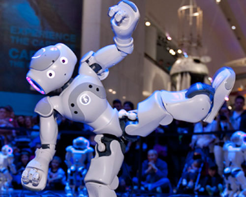 See? Cute. Friendly. Dancing. He comes in peace.