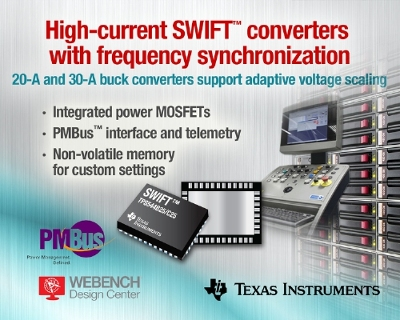Texas Instruments High-Current SWIFT converters