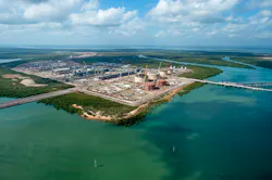 Ichthys LNG Project onshore facilities under construction. Ichthys LNG Project onshore facilities under construction.