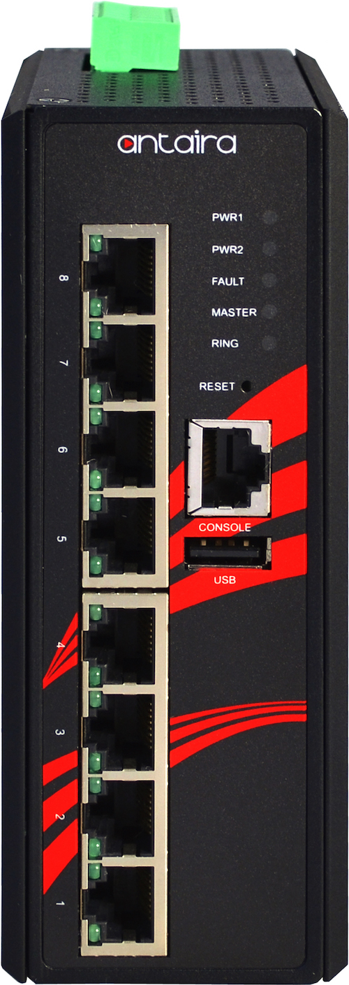 Aw 96473 Lmx 0800g F Antaira Managed Ethernet Switch