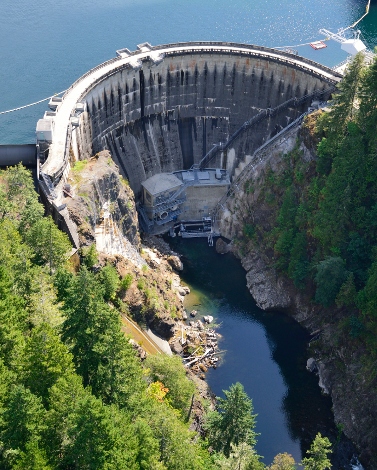 Aw 105120 Cushman 2 Dam Northfork Powerhouse Fish Collection Facility