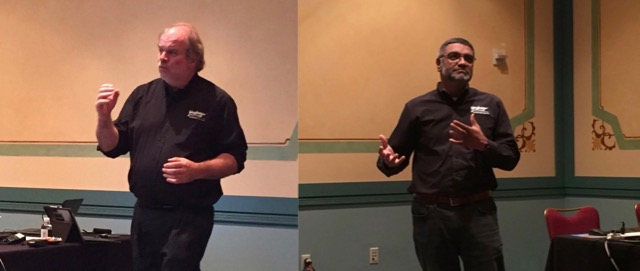 Tim Sowell (left) and Sree Hameed (right)