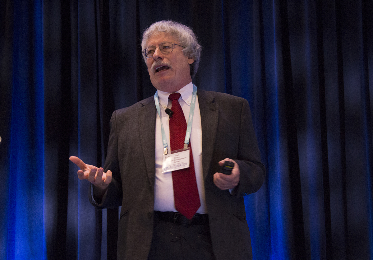 Tom Doney, Nestl&eacute;, at the Automation Conference & Expo