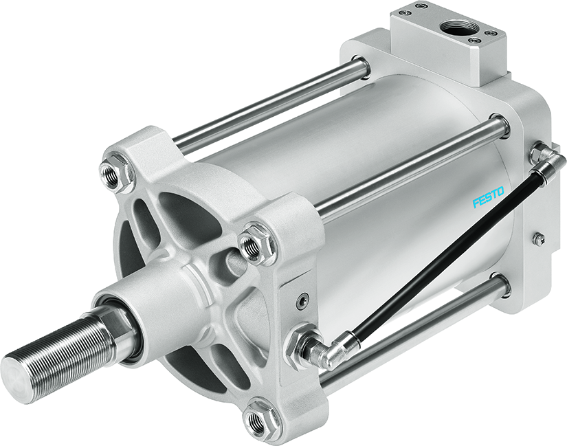 Featuring an integrated displacement encoder, it controls flaps, guide plates, and louver dampers in flow-rate applications.