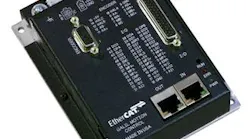 The EDD-3701x motor amplifier operates in an EtherCAT distributed system where there are up to 32 slave drives and one master. The EDD-3701x motor amplifier operates in an EtherCAT distributed system where there are up to 32 slave drives and one master.