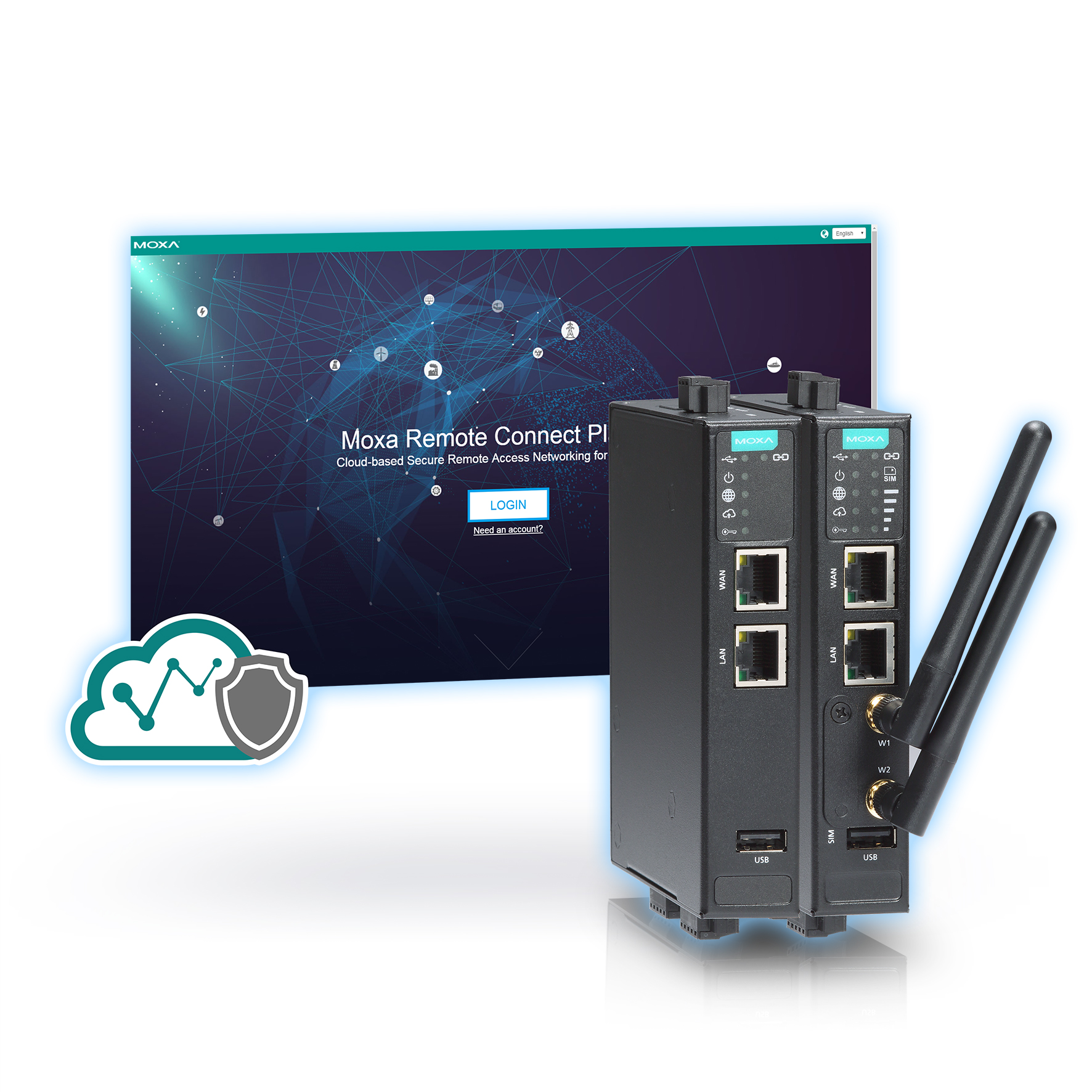 Moxa Remote Connect provides an easy and more secure way to connect to remote machines and equipment