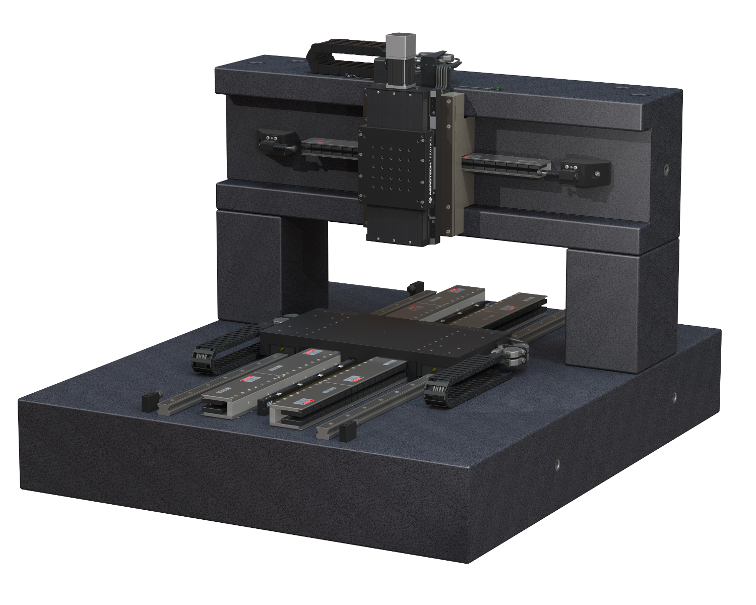 High-stiffness, efficient form factor designs from Aerotech offer increased design flexibility over stage-on-granite designs.