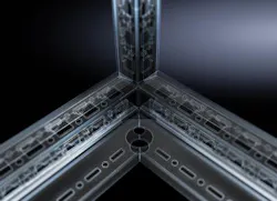 The VX25 large enclosure system from Rittal can be ordered using both real and digital workflows for greater efficiency. The VX25 large enclosure system from Rittal can be ordered using both real and digital workflows for greater efficiency.