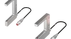 The “F” series of stainless steel C/U slot or fork sensors from Balluff resist aggressive cleaning agents, chemicals, coolants o