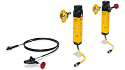 A remote escape release for the Pilz PSENmlock safety gate system offers the option of installing the safety gate switch at a pl
