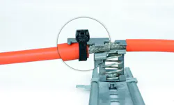 EMC Spring Loaded Shield Brackets SKZ with Integrated Strain Relief EMC Spring Loaded Shield Brackets SKZ with Integrated Strain Relief