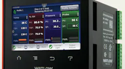 Watlow has added a batch processing feature to its powerful F4T temperature and process controller and D4T data logger.