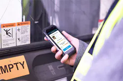 With a connected device, frontline workers can communicate issues they see to the rest of the team. Source: Corvex With a connected device, frontline workers can communicate issues they see to the rest of the team. Source: Corvex