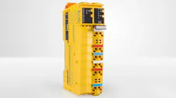 The X20SO6530 digital output module from B&R provides six safety relays in a unit with standard 25 mm width.