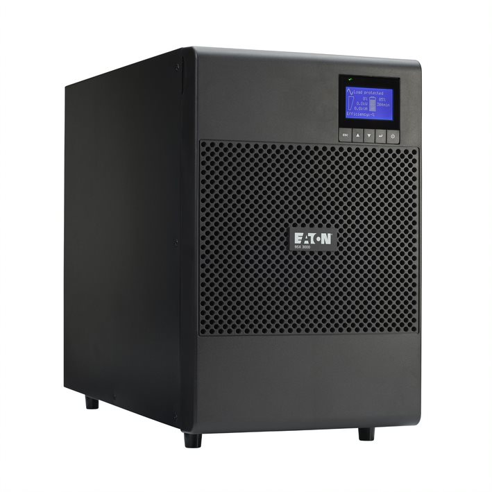 The 9SX UPS from Eaton provides up to 28 percent more wattage than traditional UPSs.
