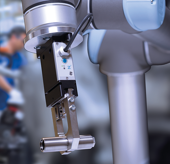 The GEP2000 from the Zimmer Group offer adjustable gripping forces from 80 to 400 N and jaw strokes from 10 to 16 mm.