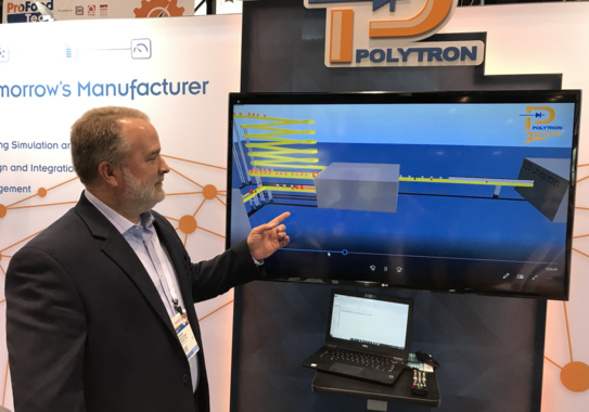 Polytron&rsquo;s PolySim three-dimensional animated simulation was on display at ProFood Tech, demonstrating the following real-wo