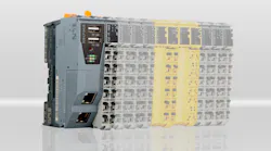 B&R’s X20CP0420 has a width of only 37.5 mm including the power supply.