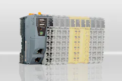 B&R’s X20CP0420 has a width of only 37.5 mm including the power supply. B&R’s X20CP0420 has a width of only 37.5 mm including the power supply.