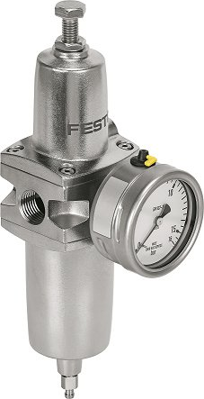 Festo PCRP filter regulator for harsh process industry environments.